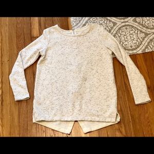 Lou & Grey Zipper Back Sweater